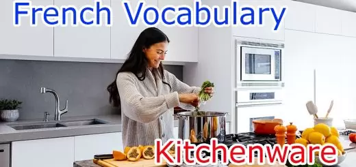 Kitchenware vocabulary in French