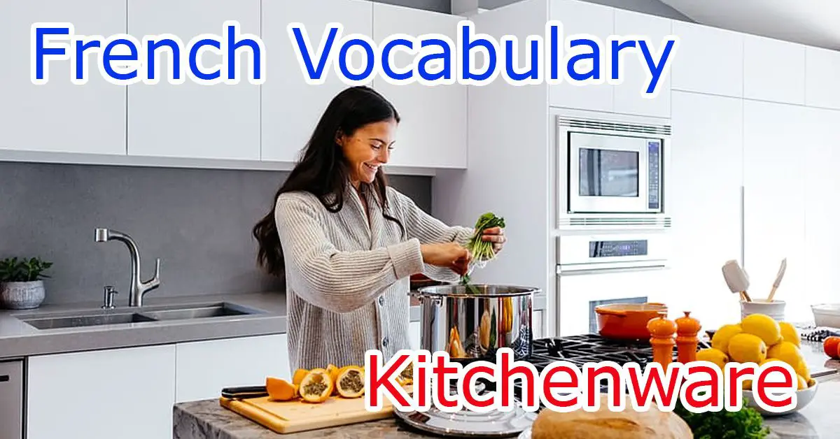 Learn Kitchenware Vocabulary In French - Kitchen Items With Audio