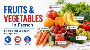 Learn Fruits and Vegetables in French