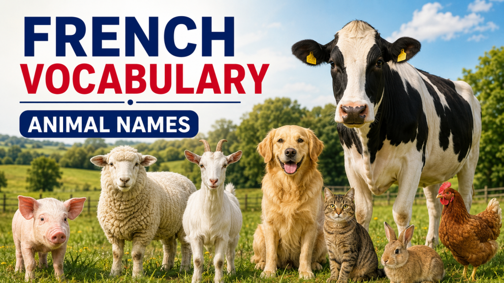Animal names in French