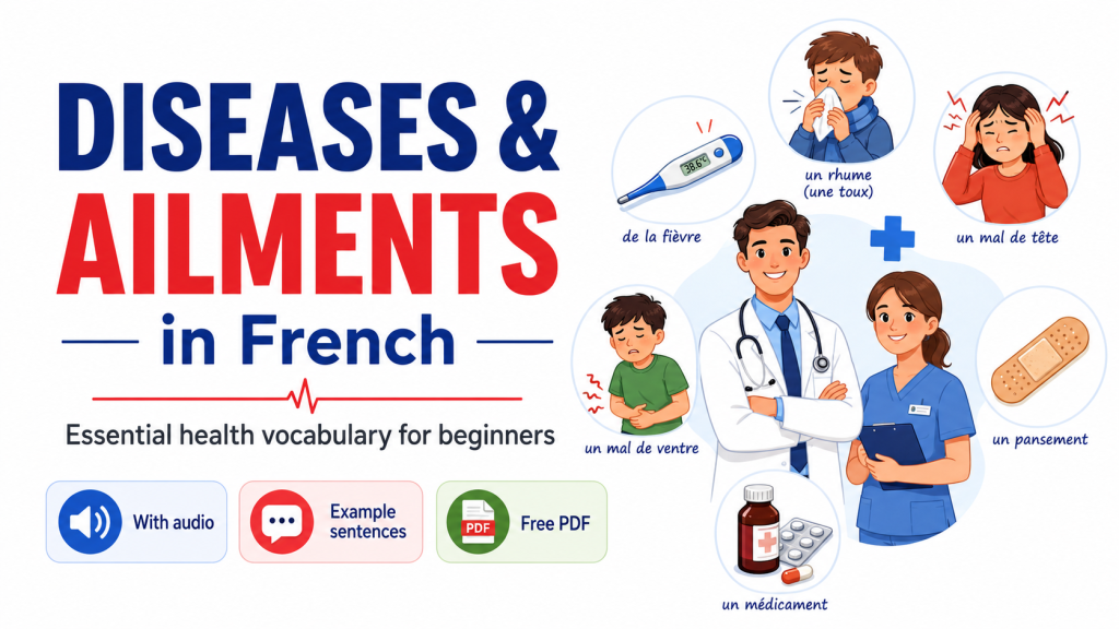 List of Diseases and Ailments in French