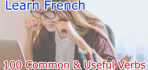 List of common and useful verbs in French