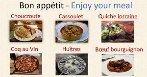 Restaurant Vocabulary French