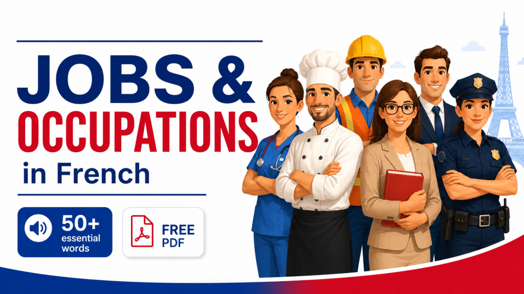 List of Jobs and Occupations in French